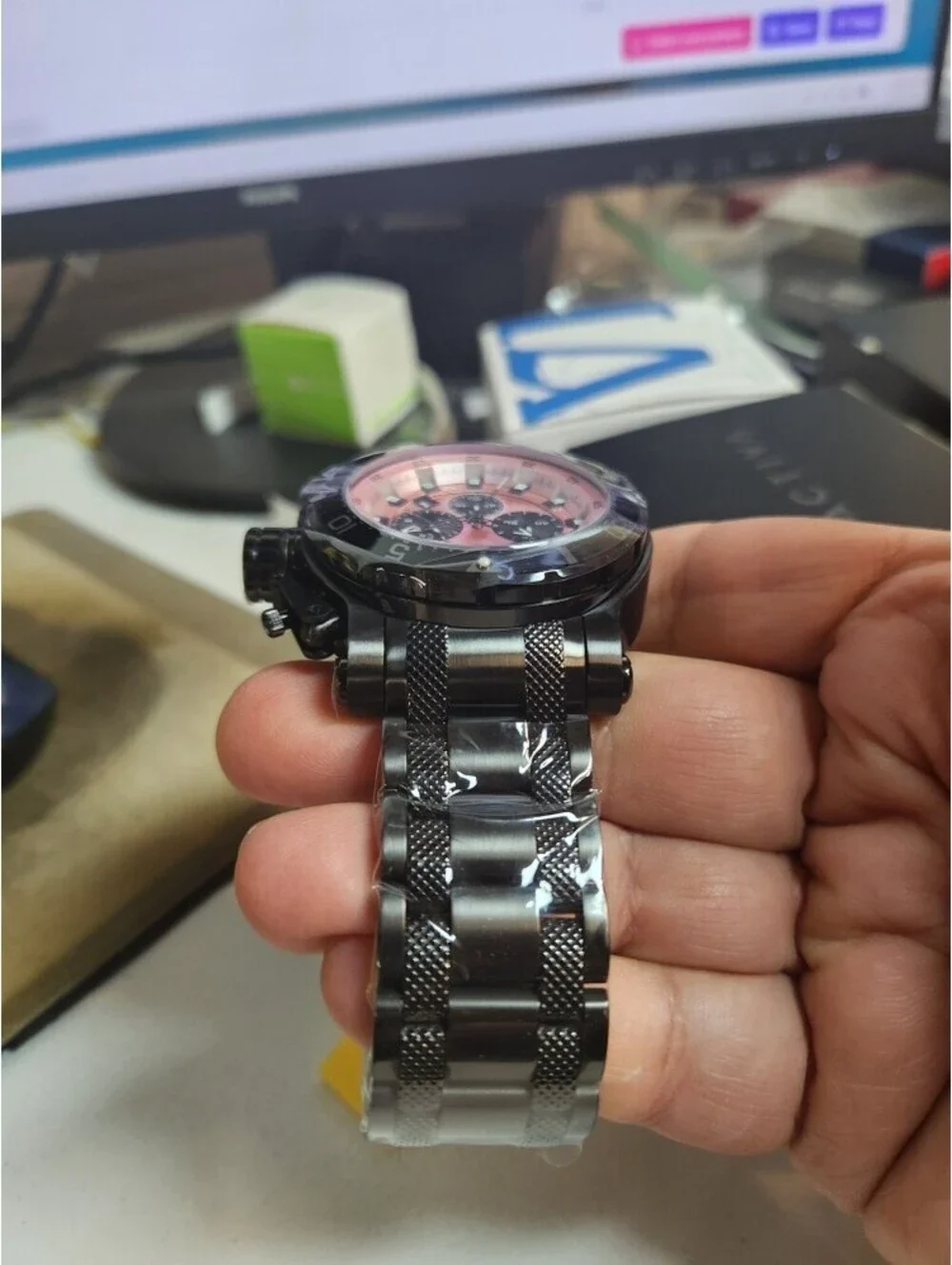 Invicta Coalition Forces Night Hawk Men's Watch - 52mm, Black (49228)